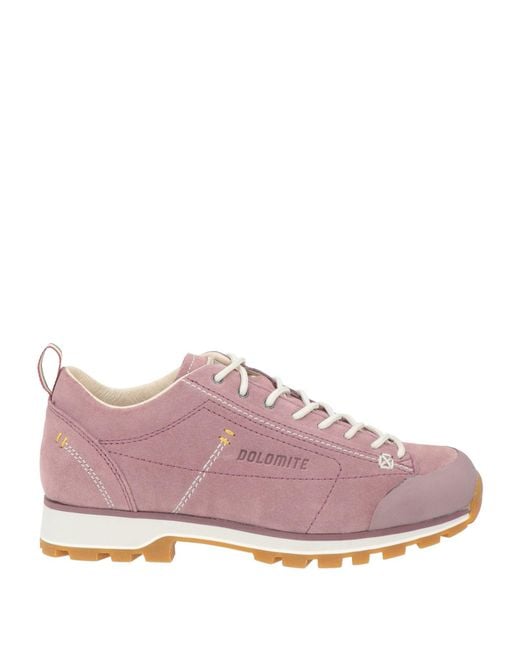 Dolomite Pink Mauve Sneakers Leather