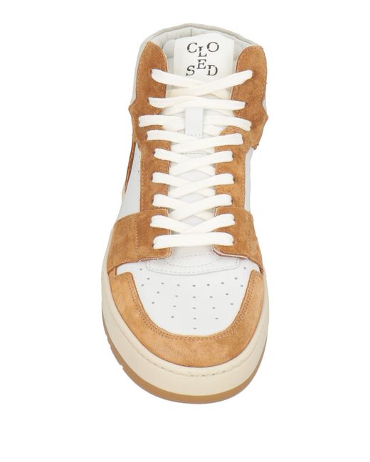 Closed Natural Camel Sneakers Leather