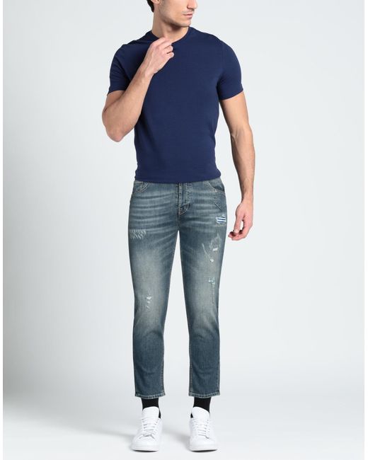 Pantaloni Jeans di Grey Daniele Alessandrini in Blue da Uomo