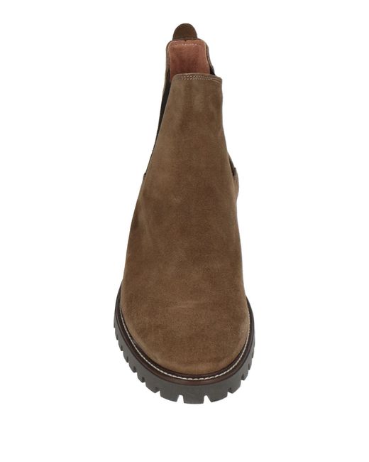 Calpierre Brown Light Ankle Boots Leather for men