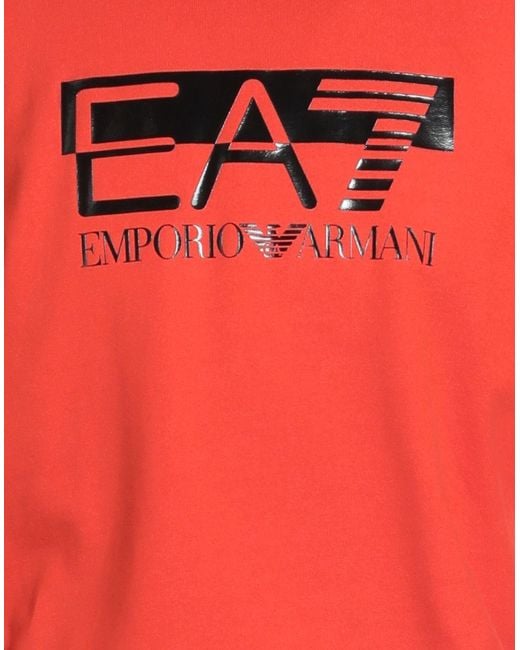 EA7 Red Sweatshirts for men