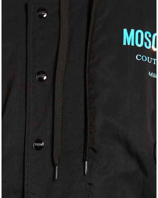 Moschino Black Couture Jacket Polyamide, Polyester, Viscose, Elastane for men