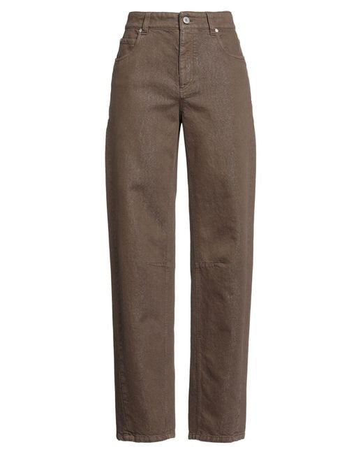Brunello Cucinelli Brown Jeans