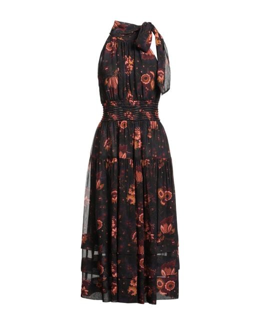 Ulla Johnson Black Midi Dress