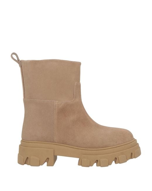 GIA X PERNILLE Brown Ankle Boots