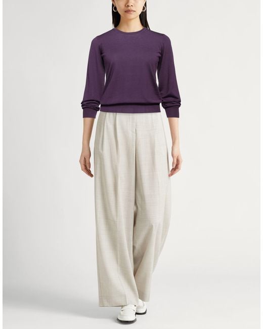 Drumohr Purple Sweater Merino Wool