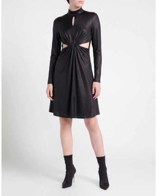 Dixie Black Mini Dress Polyester, Elastane