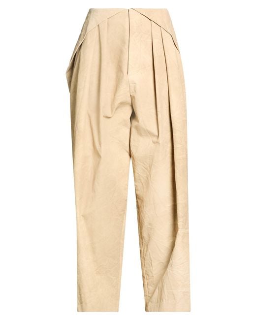 Uma Wang Natural Sand Pants Polyester