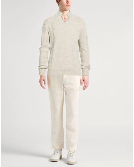 Fedeli White Jumper for men