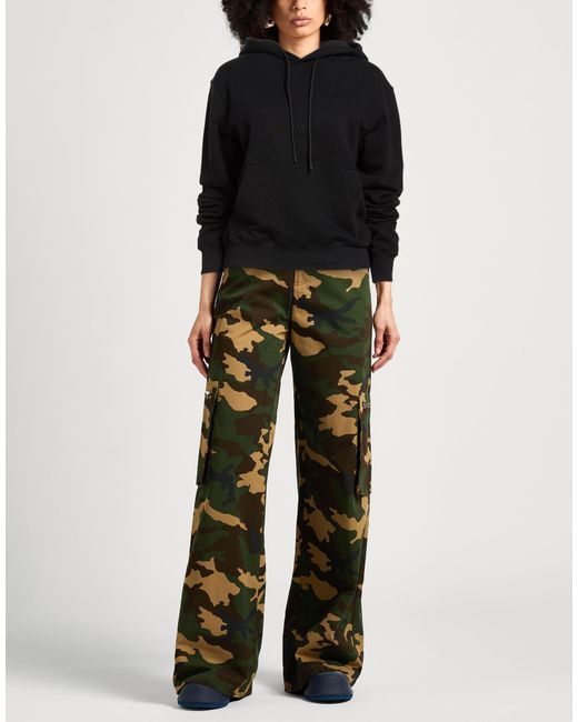 MSGM Black Sweatshirt Cotton