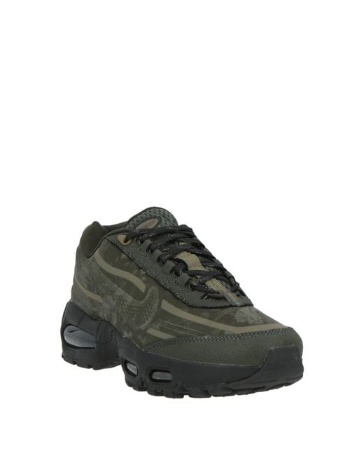 Nike Green Military Sneakers Textile Fibers