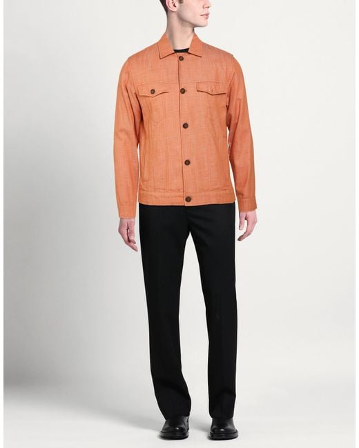 OVER/D Orange Jacket for men