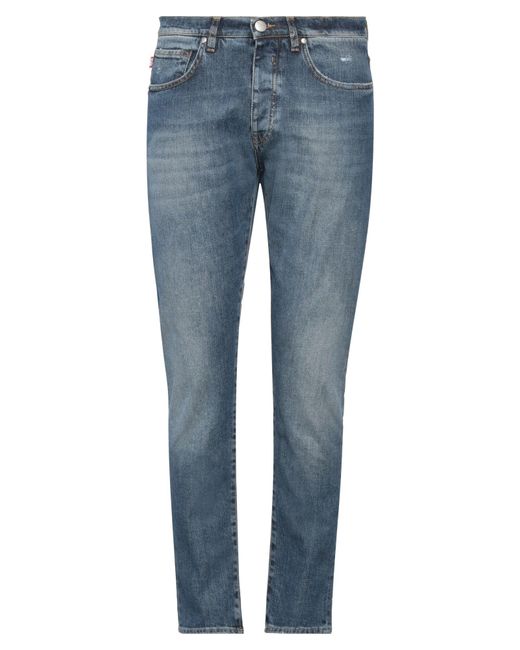 Manuel Ritz Blue Denim Pants for men