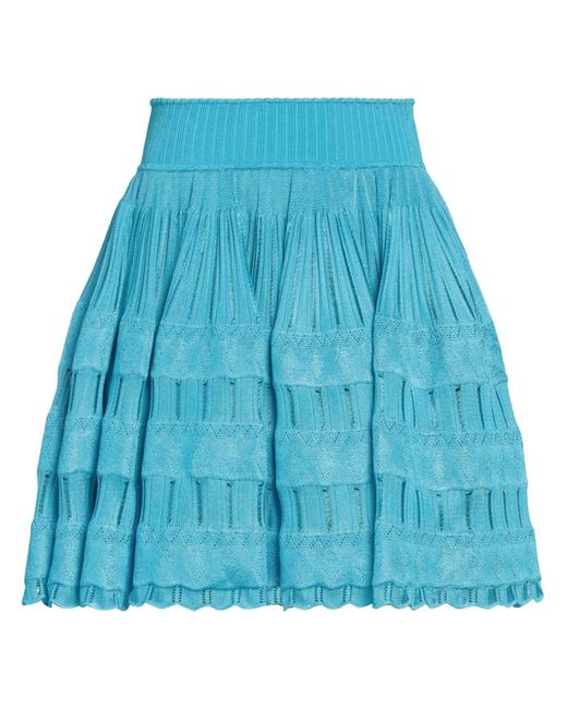 Alaïa Blue Mini Skirt