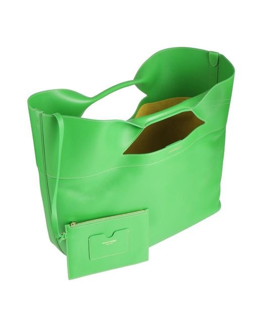 McQueen Green Handbags