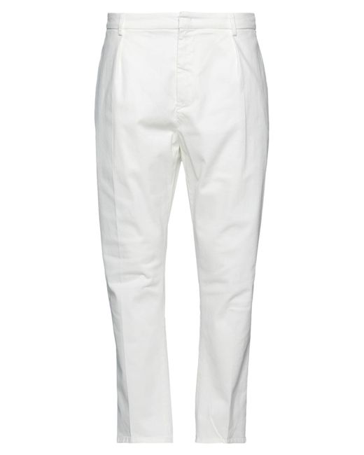 Dondup White Trouser for men