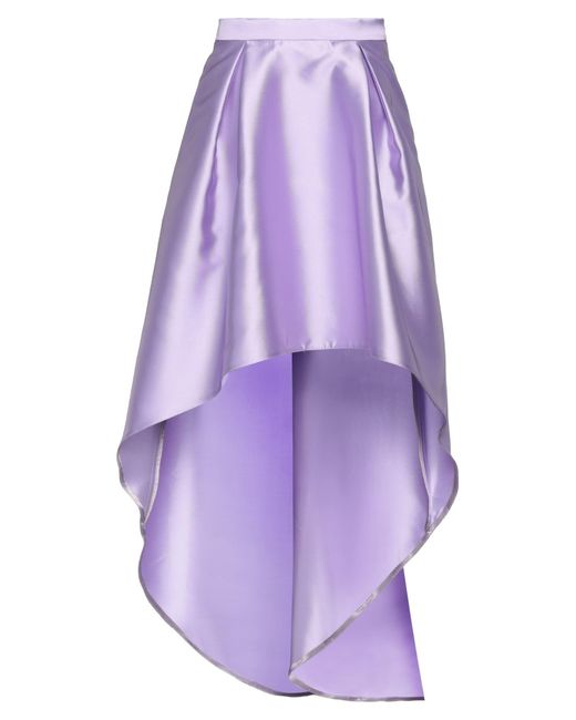 SIMONA CORSELLINI Purple Mini Skirt