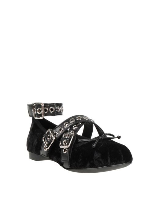 Jeffrey Campbell Black Ballet Flats
