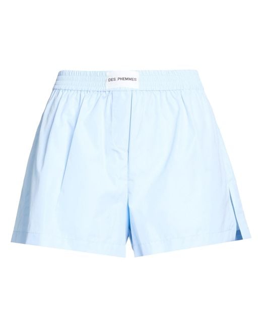 DES_PHEMMES Blue Shorts & Bermuda Shorts