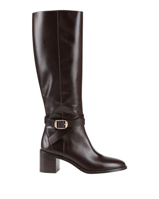 Stuart Weitzman Brown Chocolate Boot Leather