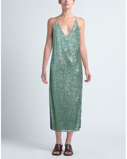 Blanca Vita Green Midi Dress