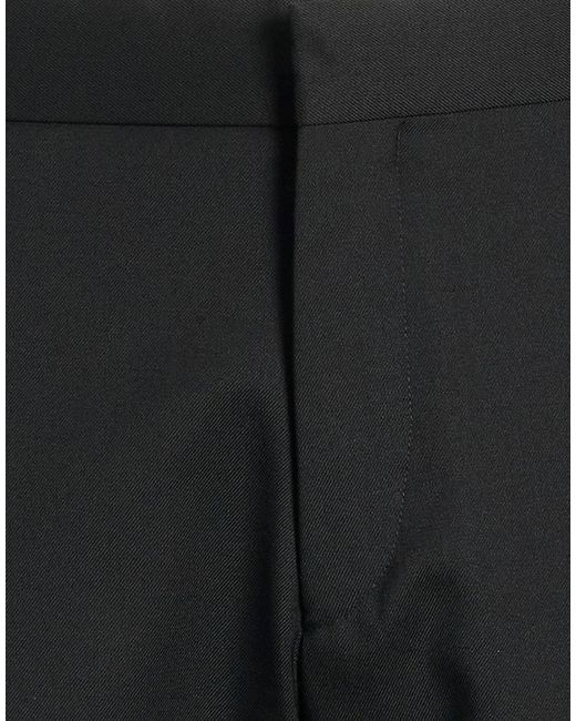 BE ABLE Black Pants Wool, Polyester, Elastane for men