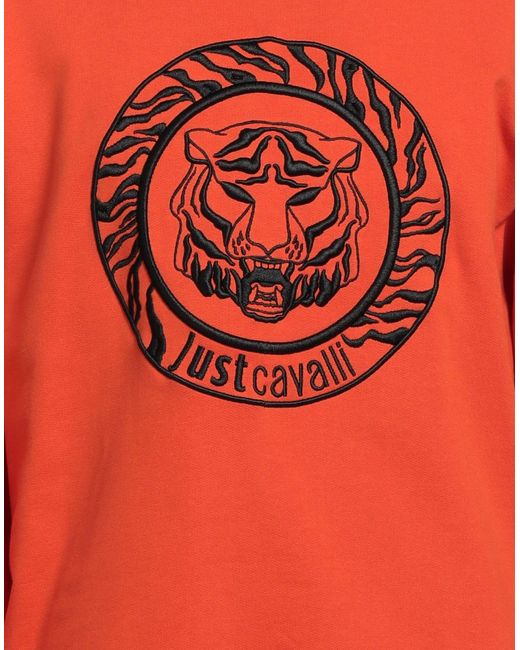 Just Cavalli Sweatshirt in Orange für Herren