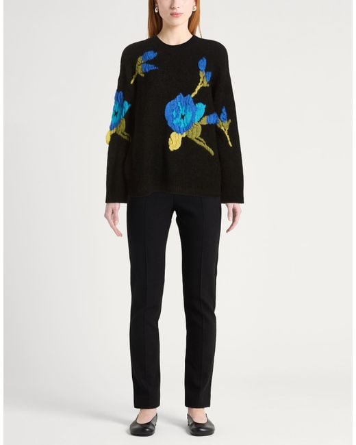 Blumarine Black Sweater Polyamide, Alpaca Wool, Acrylic, Elastane