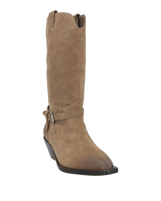 Botines de caña alta Ash de color Brown