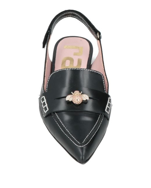 Ras Black Ballet Flats
