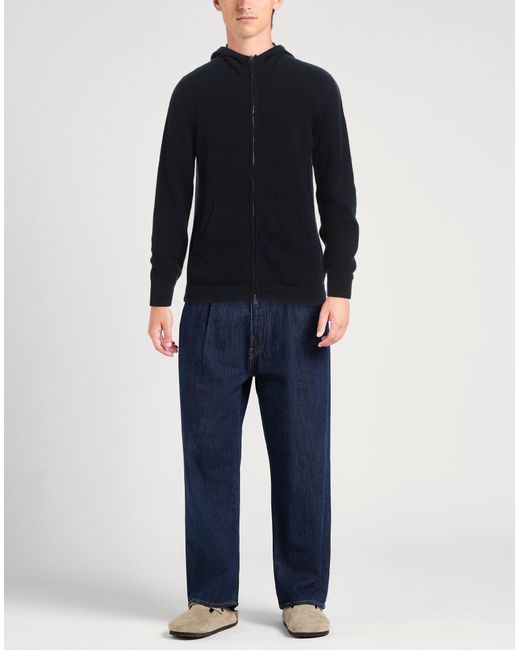 Nuur Blue Midnight Cardigan Wool, Cashmere for men