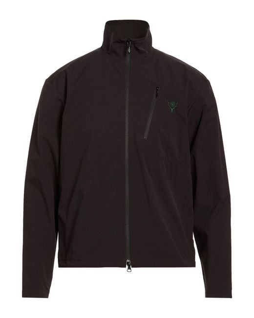 South2 West8 Black Jacket Polyester for men
