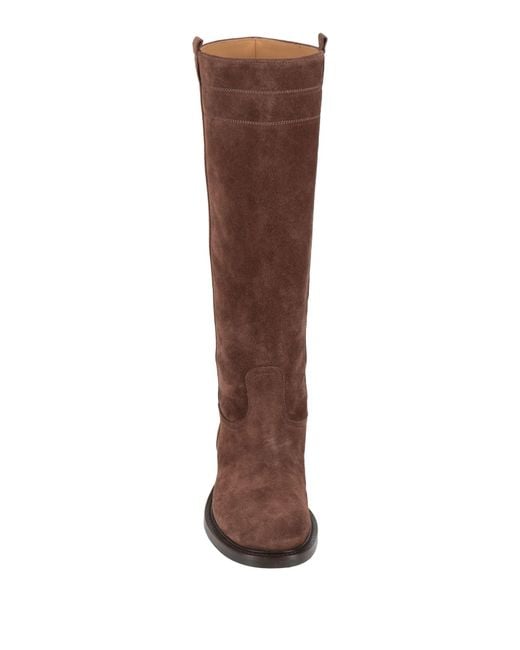 Anna F. Brown Boot Leather