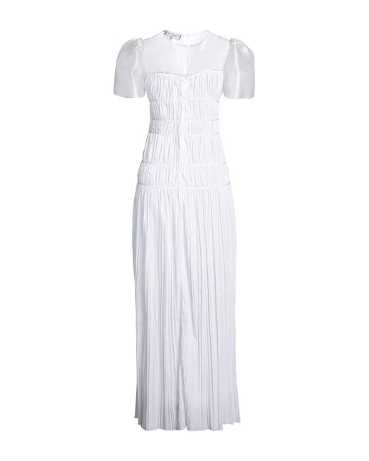 Rochas White Maxi Dress