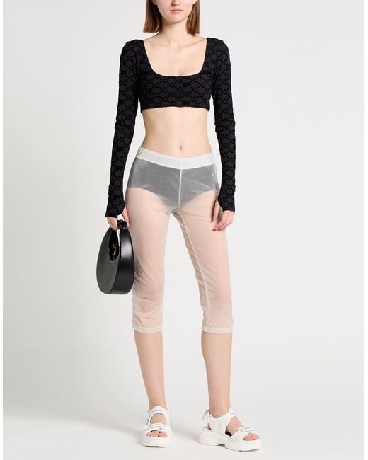 DSquared² White Leggings Polyamide