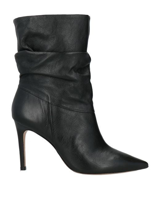 Vicenza Black Ankle Boots Leather
