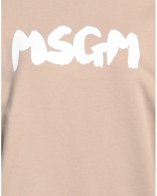MSGM Natural Sweatshirt