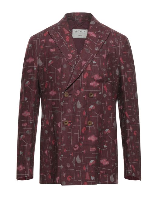 Etro Multicolor Suit Jacket for men