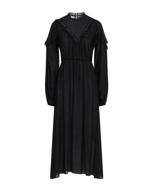 Designers Remix Black Midi Dress