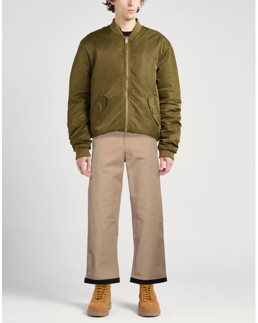 Palm Angels Natural Pants Cotton for men