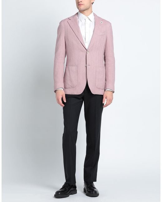 Lardini Pink Blazer for men