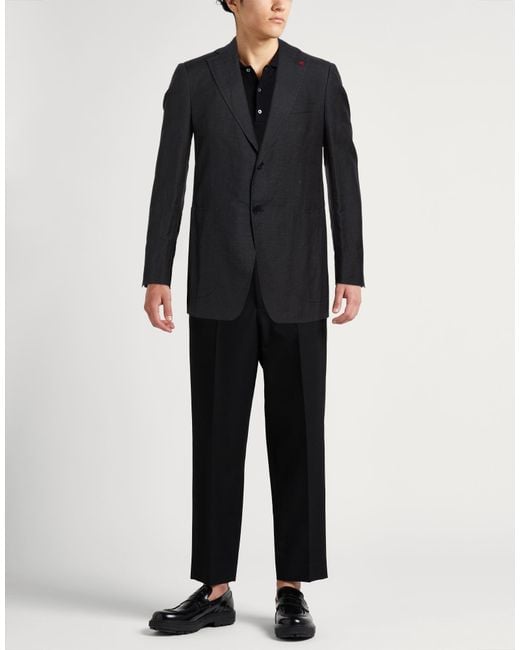 Isaia Black Blazers for men