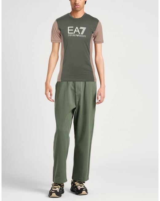 EA7 Green T-Shirts for men