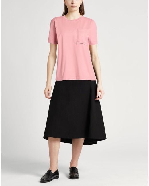 Brunello Cucinelli Pink T-Shirt Cotton, Brass