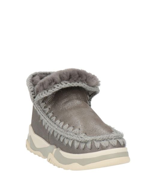 Mou Gray Ankle Boots