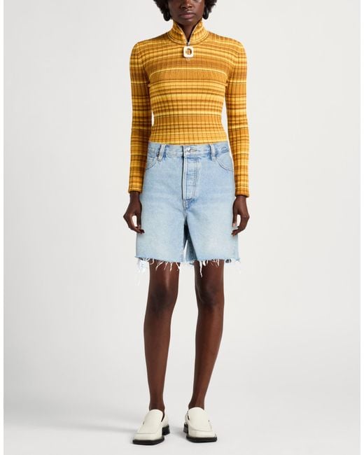 FRAME Blue Denim Shorts