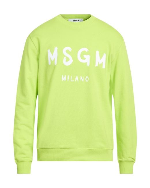 Sudadera MSGM de hombre de color Green