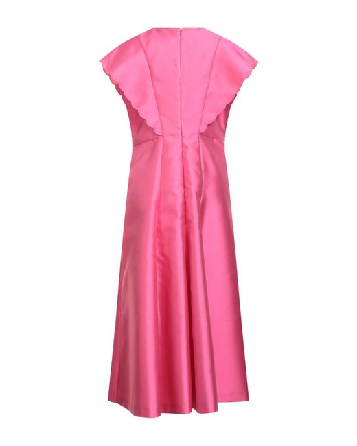 Philosophy Di Lorenzo Serafini Pink Maxi Dress Polyester