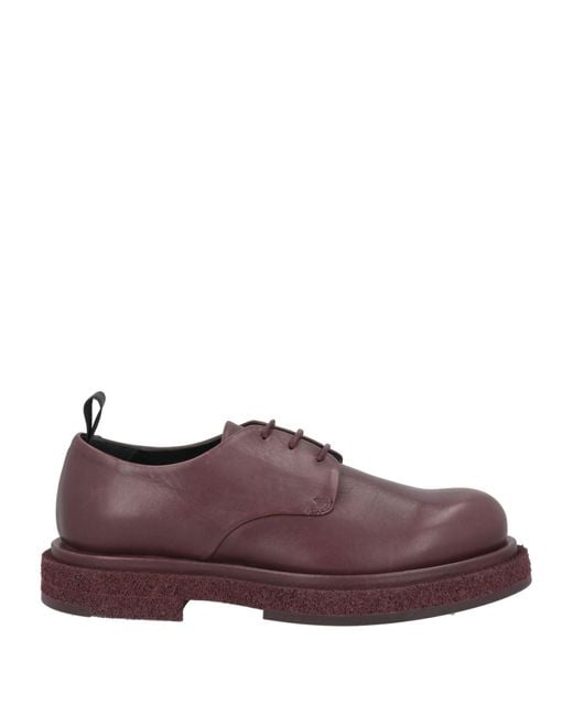 Officine Creative Purple Lace-Up Shoes Leather