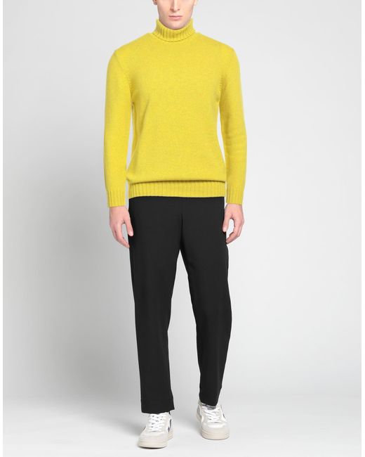 FILIPPO DE LAURENTIIS Yellow Turtleneck for men